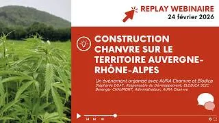 Miniature : [WEBINAIRE] Construction chanvre sur le territoire Auvergne-Rhône-Alpes