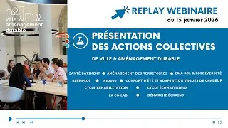 Miniature : [ Webinaire ] "Présentation des actions collectives de VAD" du 13 janvier 2026