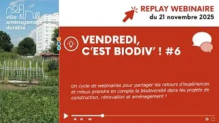 Miniature : [Webinaire] Vendredi c'est biodiv' ! #6