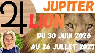 Miniature : JUPITER LION - 30/06/2026 au 26/07/2027 - "on s'affirme" -  Timing signes SOLEIL en barre d'infos