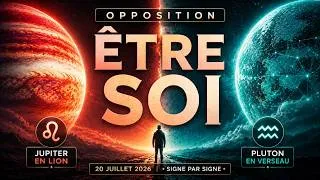 Miniature : ♌♒ Opposition Jupiter Pluton — Jusqu'où oser prendre sa place -20 juillet 2026