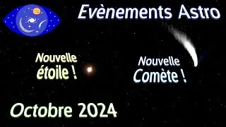 Miniature : Une nouvelle comète et une nouvelle étoile en Octobre 2024