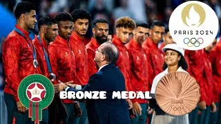 Miniature : Maroc 🇲🇦 Bronze Medal🥉[JO Paris 2024] Remise des médailles🔥stade Parc des Princes