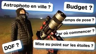 Miniature : DÉBUTER L'ASTROPHOTO : Réponse aux questions qu'on me pose le plus souvent