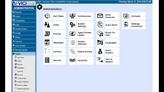 Miniature : Prise en main du CRM d'appel VICIDIAL - CALL CENTER
