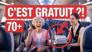 Miniature : Après 70 ans : 13 avantages GRATUITS en avion que les seniors ignorent (2026)