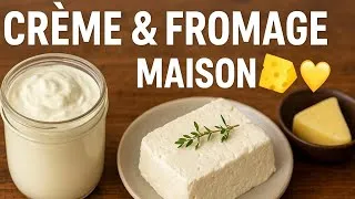 Miniature : Comment faire une Crème Fraîche, Crème Liquide & Fromage MAISON 🧀   Compilation d'astuces!