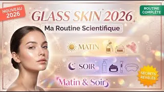 Miniature : Glass Skin 2026 : Ma Routine Scientifique Matin & Soir