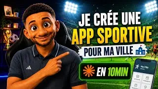 Miniature : Je Crée une App Mobile Sportive pour une Mairie avec Claude AI 🤯#ia #claudeai #saas #appmobile #tech
