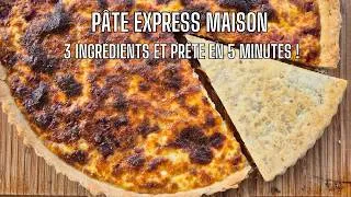 Miniature : Pâte Express Maison : 3 Ingrédients et Prête en 5 Minutes !