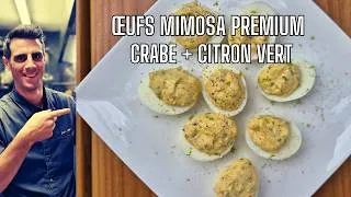 Miniature : Œufs Mimosa au Crabe et Citron Vert | Une Entrée Fraîche, Élégante et Facile