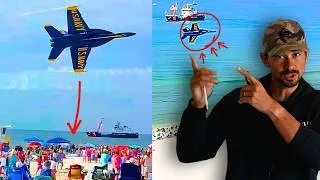 Miniature : Passage ultra-bas de F-18  : danger ? Analyse du buzz