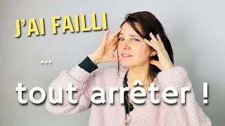 Miniature : POURQUOI j'ai failli tout arrêter ... la vrai raison !