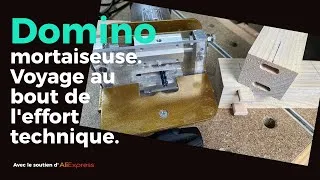 Miniature : Voyage au bout de l'effort technique avec dominos et mortaises.