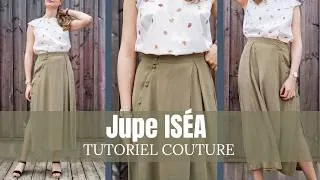 Miniature : Coudre une jupe fluide et élégante ✂️ Tuto pas à pas | Patron ISÉA