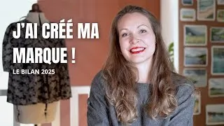 Miniature : Créer une marque de patrons de couture : mon bilan 2025 (réussites, doutes & projets)