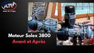 Miniature : Moteur Solex 3800  :  Avant et Après