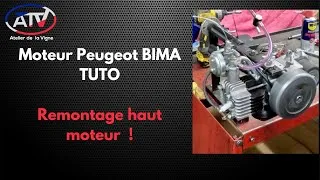 Miniature : Remontage d'un haut moteur Peugeot BIMA ⚙️ | Cyclomoteur ancien