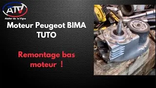 Miniature : Remontage d’un bas moteur Peugeot BIMA ⚙️ | Cyclomoteur ancien
