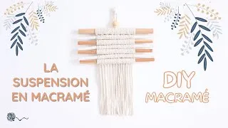 Miniature : 🪢APPRENEZ à RÉALISER une SUSPENSION en MACRAMÉ - trop facile !