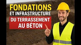 Miniature : “Comment Construire une Fondation Solide en Béton – Guide Étape par Étape 🏗️”