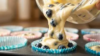 Miniature : Aucun robot ! 2 œufs et tout mélanger pour des muffins parfaits !
