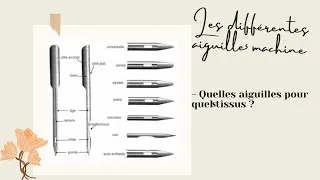 Miniature : 🌼 Tuto couture : bien choisir sont aiguille / Quelles aiguilles pour quels tissus? 🧵
