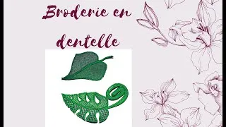Miniature : 🌼 DIY: Créer une broderie dentelle avec sa brodeuse 🌼