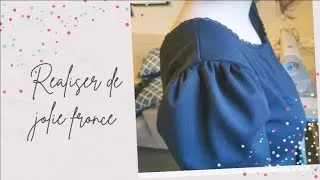 Miniature : Tuto couture ✂️/ comment faire des fronces à la machine à coudre 🌼