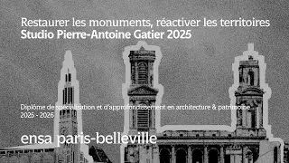 Miniature : Restaurer les monuments, réactiver les territoires - ENSAPB