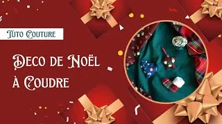 Miniature : Décoration de Noël à coudre : Champignon, Sapin, Etoile, Botte Tuto Couture