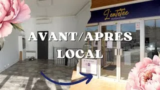 Miniature : Avant/Après travaux déco : Mon local, Ma boutique