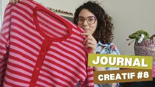 Miniature : Journal créatif #8 - Derniers tricots d'hiver, ateliers vitrail & tufting, envies tissus et coutures