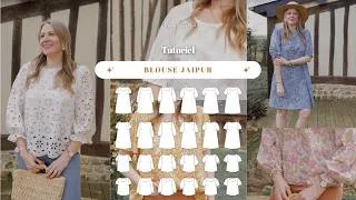 Miniature : TUTO Couture blouse ET robe Jaipur (24 versions)