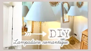 Miniature : DIY | Upcycling d’un vieux lampadaire en une lampe sur pied romantique !