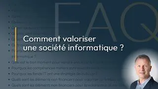 Miniature : comment valoriser une société informatique ?