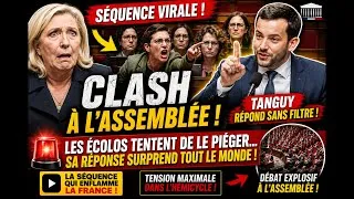 Miniature :     🔥 ÉNORME CLASH à l’Assemblée : Tanguy fait exploser les écologistes !