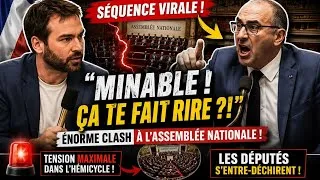 Miniature : MINABLE ! ÇA TE FAIT RIRE ?! » ÉNORME CLASH À L’ASSEMBLÉE NATIONALE !