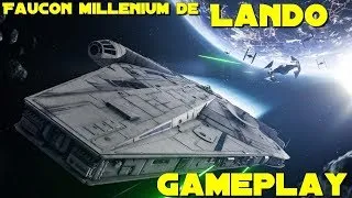 Miniature : Star Wars Battlefront 2 | Faucon Millenium de Lando & L3-37 | Gameplay D'Qar