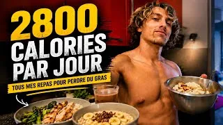 Miniature : TOUS MES REPAS POUR PERDRE DU GRAS | 2800 CALORIES/JOUR | SUMMER AT THE TOP EP4