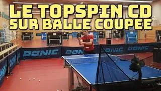Miniature : Le plus important pour attaquer la balle coupée en coup droit