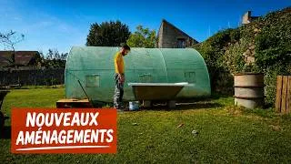 Miniature : Nouveaux aménagements : Structure, plantations, engrais… on avance enfin