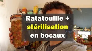 Miniature : Recette de ratatouille et stérilisation en bocaux