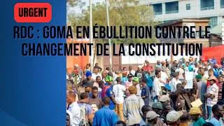 Miniature : RDC/GOMA : DES DIZAINES DE MILLIERS DE PERSONNES MANIFESTENT CONTRE UNE RÉVISION DE LA CONSTITUTION