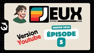Miniature : JEUX PRESQUE PARFAITS! Saison 2026 - Épisode 5 - Live sur Twitch pour voter: www.twitch.tv/3qcrew