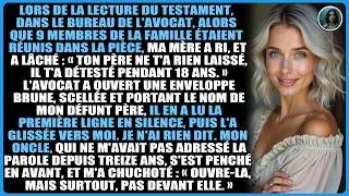 Miniature : Ma mère rit de mon héritage, puis l'avocat me tend CETTE lettre...