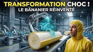 Miniature : Comment une usine géante transforme les tiges de bananes en produits précieux