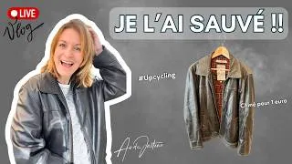 Miniature : Une Semaine Pleine de Surprises : Upcycling d'un Blouson en cuir et Séquence Émotion ❤️