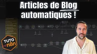 Miniature : Workflow n8n : 📝 Création automatique d'articles de blog avec IA ! Génération + SEO + Liens internes