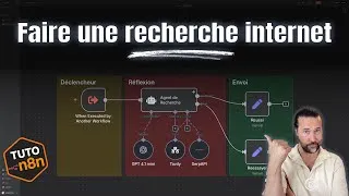 Miniature : Tuto n8n : 🔍 Agent IA de Recherche Web GRATUIT avec SerpAPI + Tavily ! Remplace Web Scraper 2025 🤖